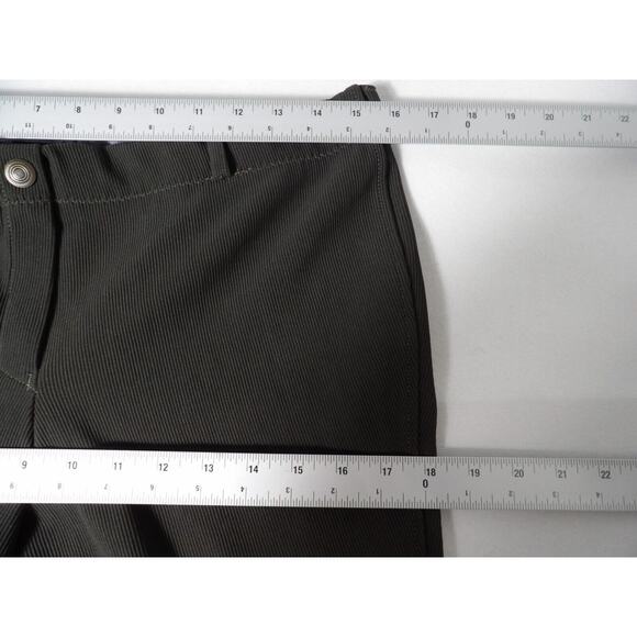 Tuffrider Pants Ladies Sz 32 Gray Equestrian Pull On Stretch Knee Patch Ribbed - Picture 13 of 16